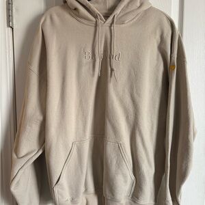 Beige 'Be Kind' Hoodie
